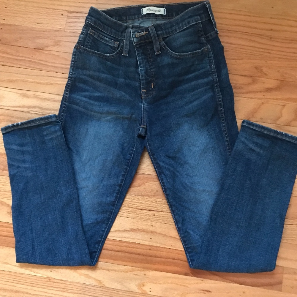 Madewell slim straight jeans